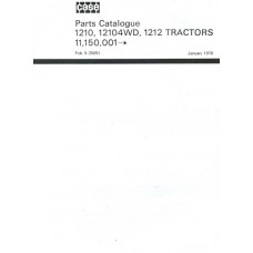 Case International David Brown 1210 - 1210 4WD - 1212 Parts Manual
